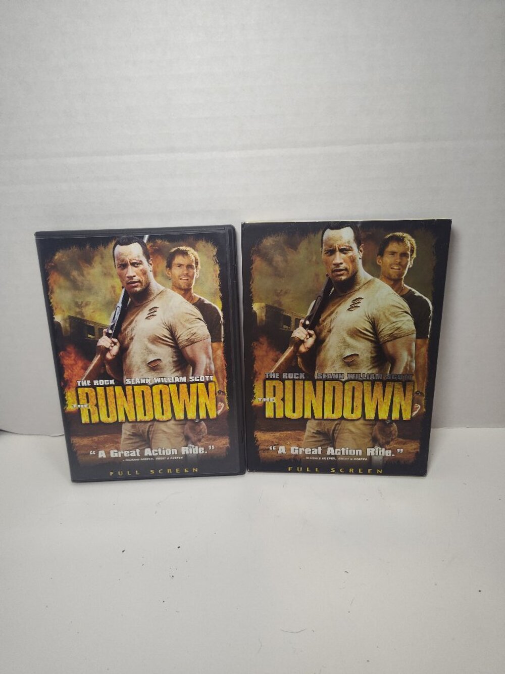 The Rundown DVD 2003 Full Screen Dwayne Johnson The Rock Seann William Scott